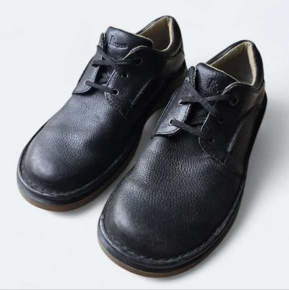 Dr. Martens 11194 Leather Black Lace Up Oxfords